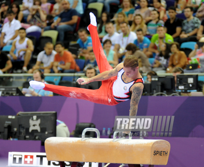 Bakı 2015: Azərbaycan gimnastı gümüş medal qazandı. Azərbaycan, 20 iyun 2015